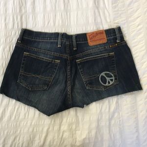 Lucky Brand Peace Sign Cut-Offs